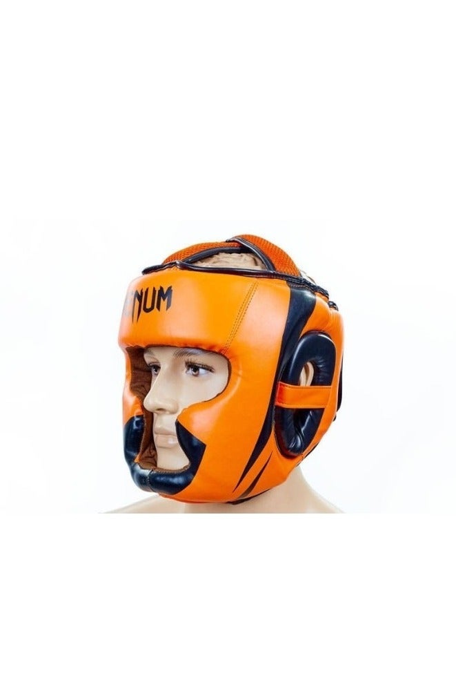 فينوم خوذة ملاكمة وواقي رأس احترافي من الجلد الطبيعي للتدريب والقتال - تصميم مريح ومتين لحماية الوجه والرأس - للرجال والنساء-مقاس XL_ معدات رياضيه، أدوات رياضية ، تمارين رياضيه ، لياقه بدنيه، العاب رياضيه ، العاب للجيم - Image 3